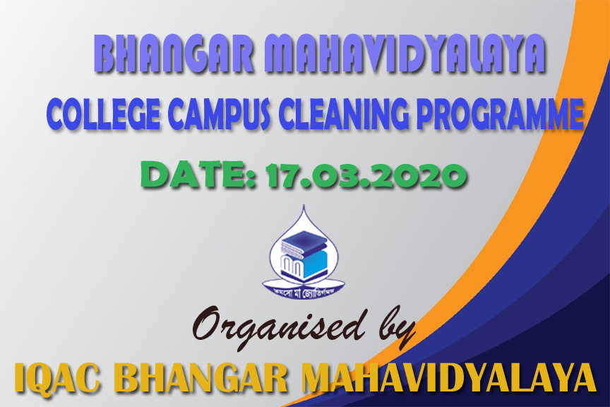 17.03.2020: College Campus Cleaning